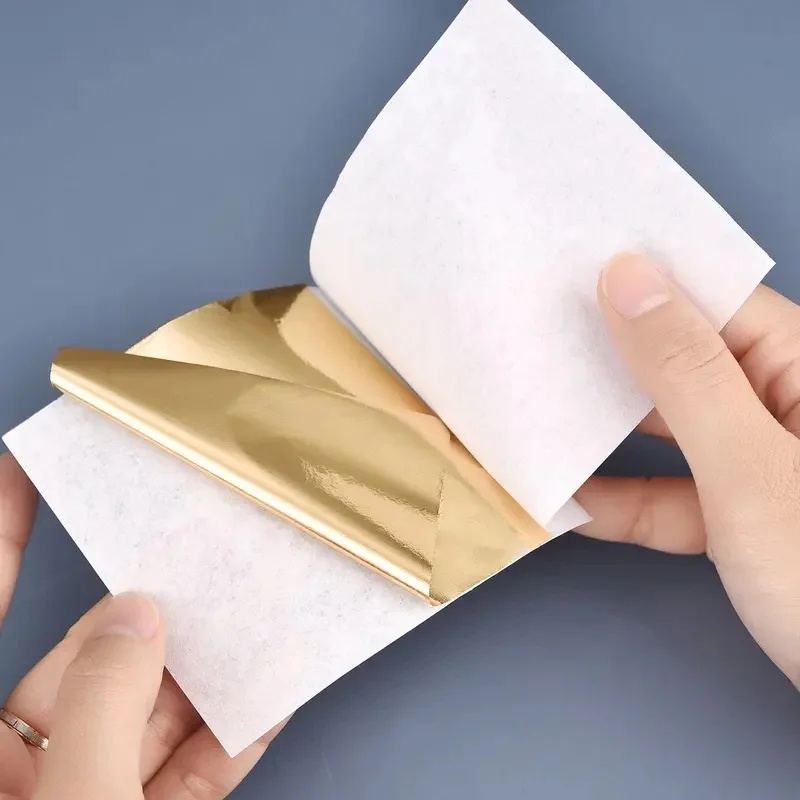 Ink Blotter Paper - 100-300pcs Imitation Gold Silver Foil Paper