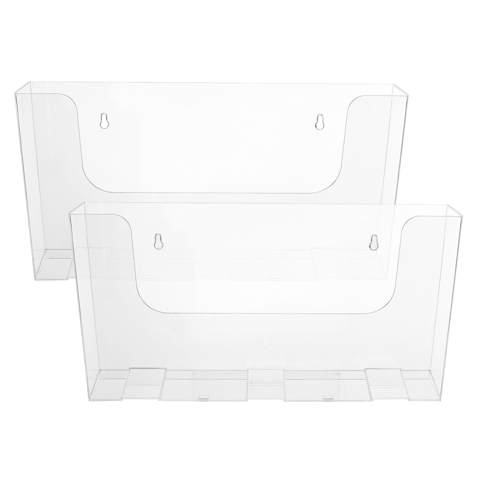 Acrylic Wall File Holder 2 Pac - Magazine Holder Rack review and price