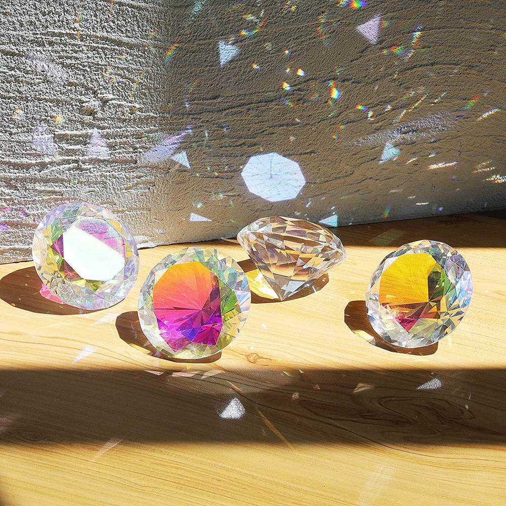 AB46-2PCS 50 Mm/ 2 Inch AB Col - Paper Weight Crystal review and price