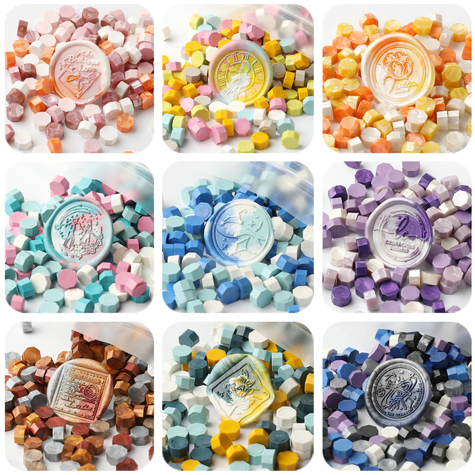 200pcs/bag Octagon Mixed Color - Wax Seal Stamp Set review and price
