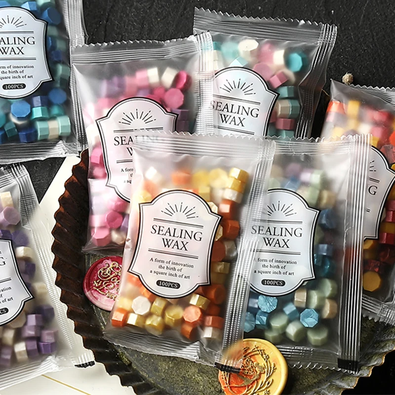 200pcs/bag Octagon Mixed Color - Wax Seal Stamp Set review and price
