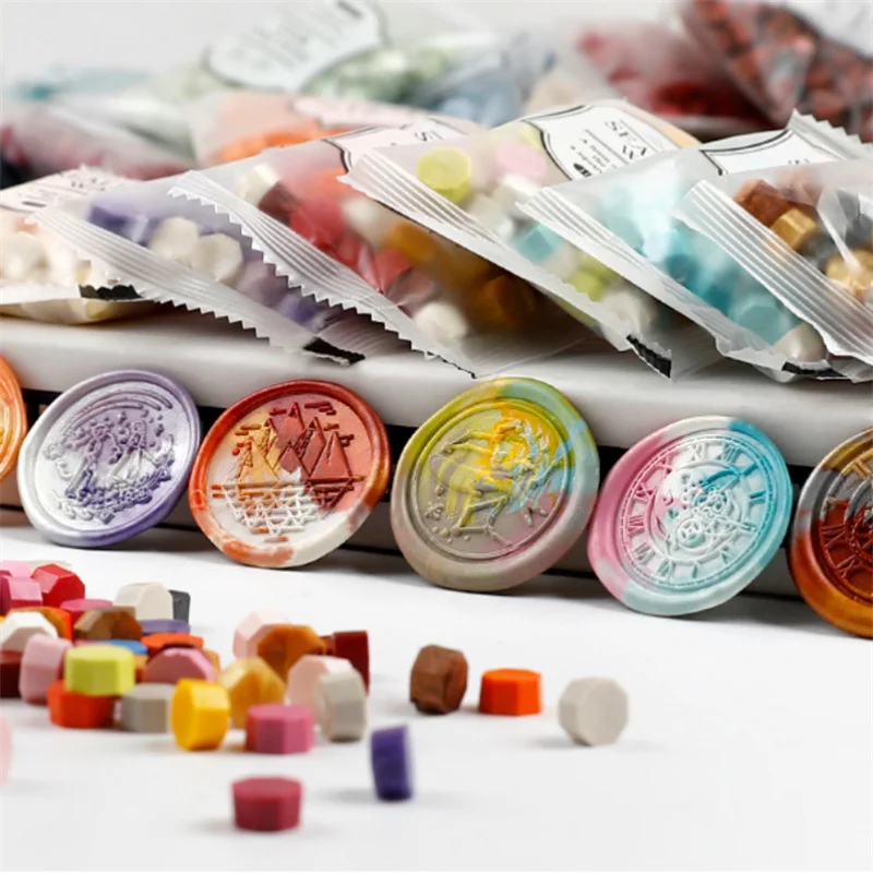 200pcs/bag Octagon Mixed Color - Wax Seal Stamp Set review and price