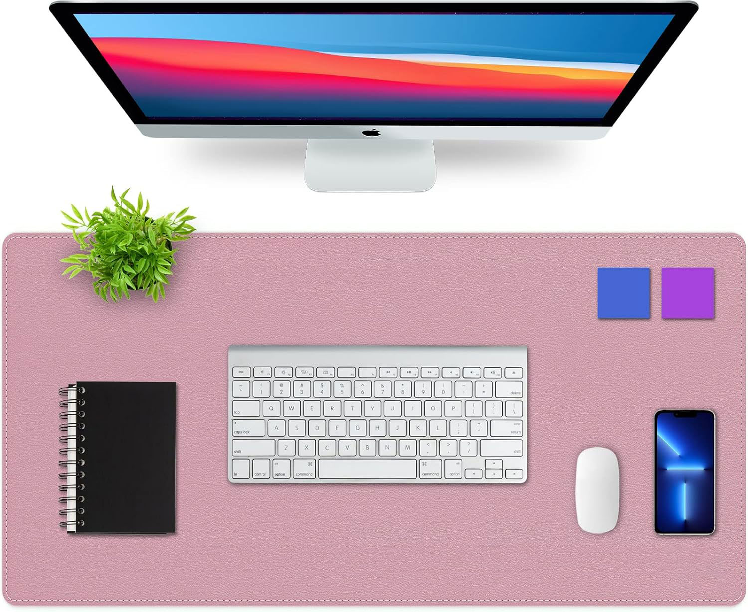 Desk Mat Blotter, Dual-Sided O - Leather Desk Pad review and price