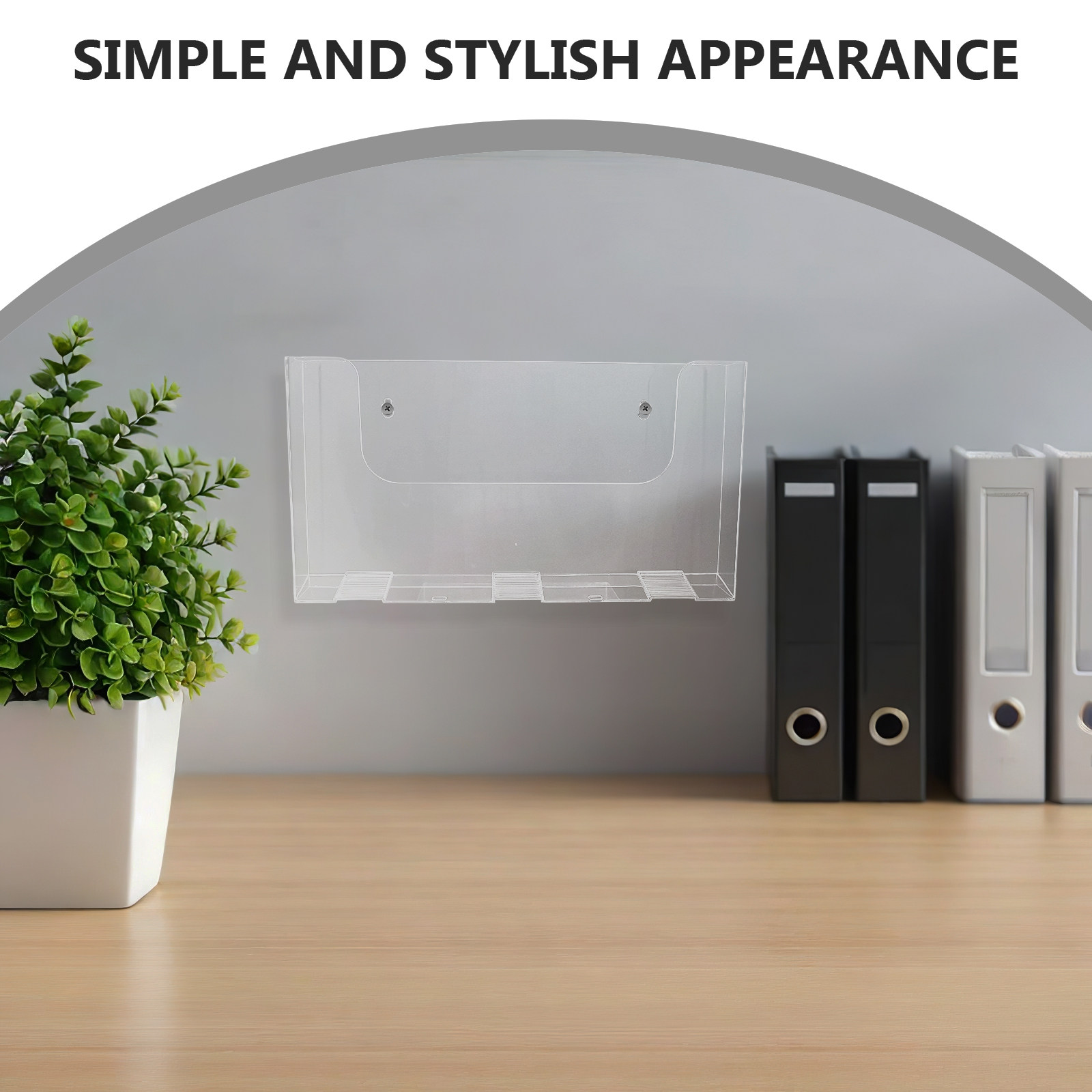 Acrylic Wall File Holders 2 Pa - Magazine Holder Rack review and price